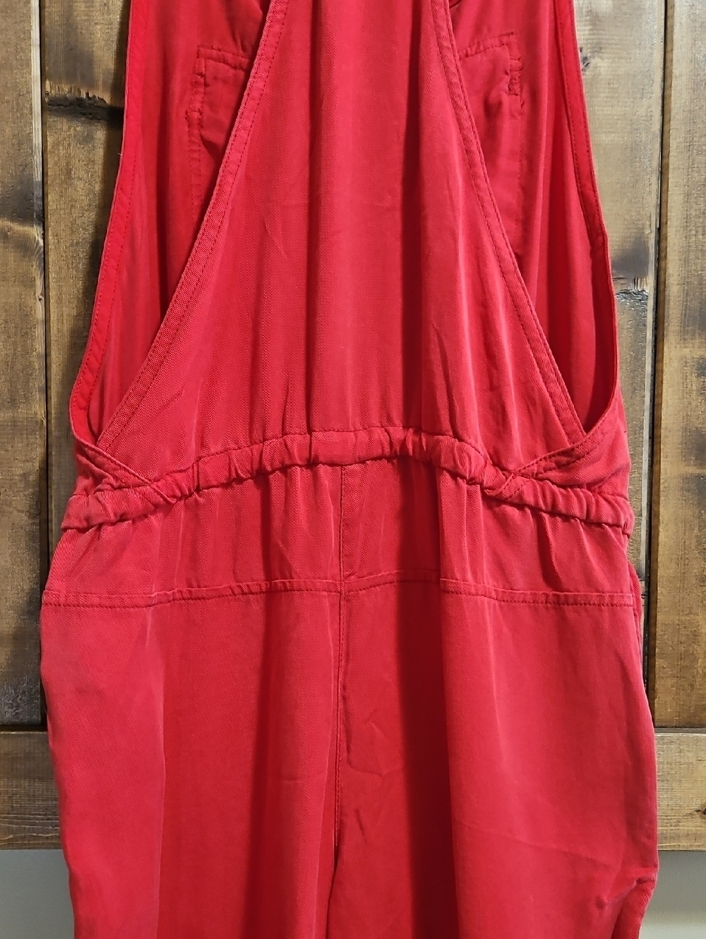 Wilfred Free Red Valletta Cropped Overalls Size S  NWOT - Picture 7 of 16